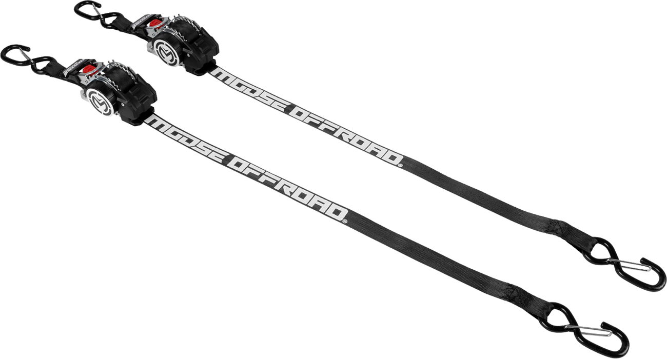 MOOSE OFFROAD Retractable Ratcheting Tie Down