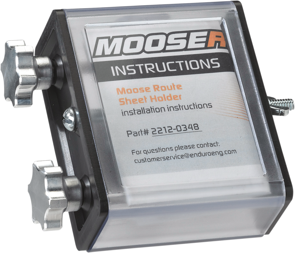 MOOSE OFFROAD Side Load Route Sheet Holder - 2.25" x 2.50" 2212-0348