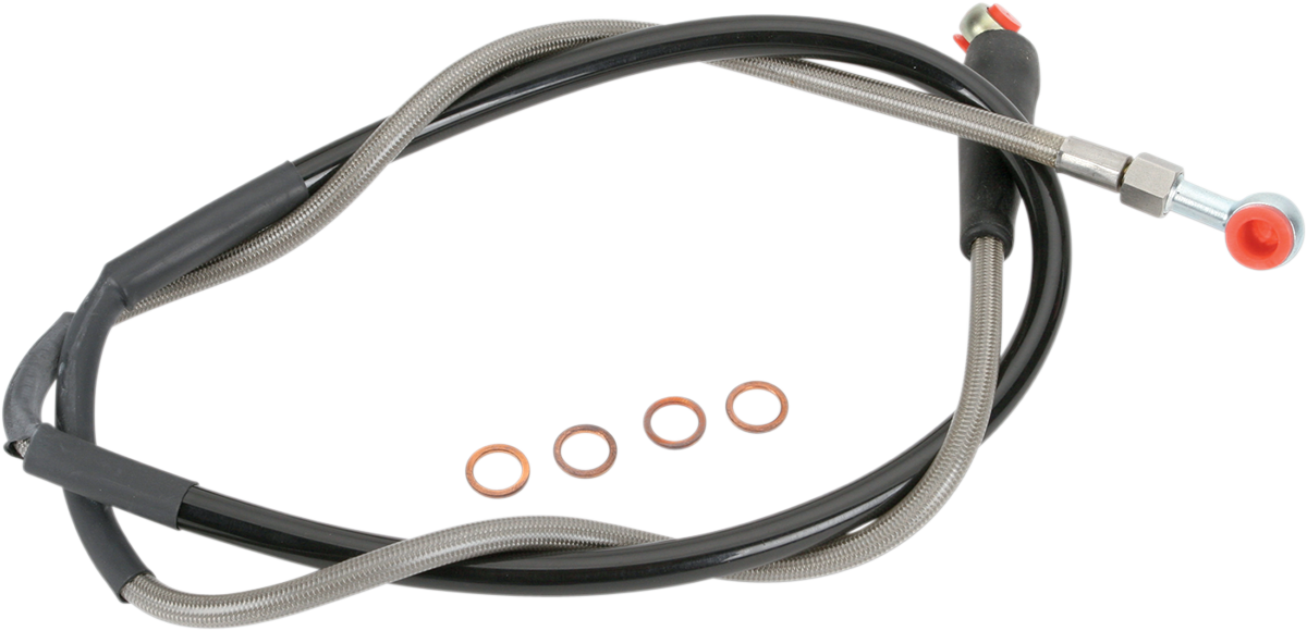 MOOSE OFFROAD Stainless Steel Braided Brake Line
