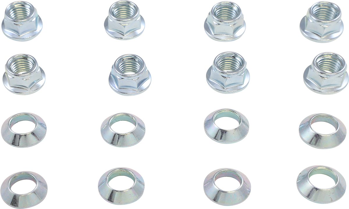 MOOSE OFFROAD Universal Locking Lug Nuts - Lug Nuts / Locking / Chrome / 8 Pack / ATV 0223-0233