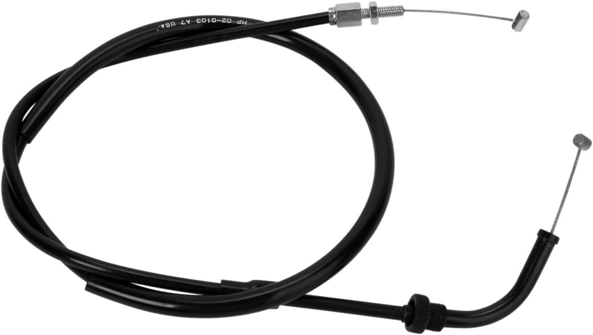 MOTION PRO Black Vinyl Throttle Cable