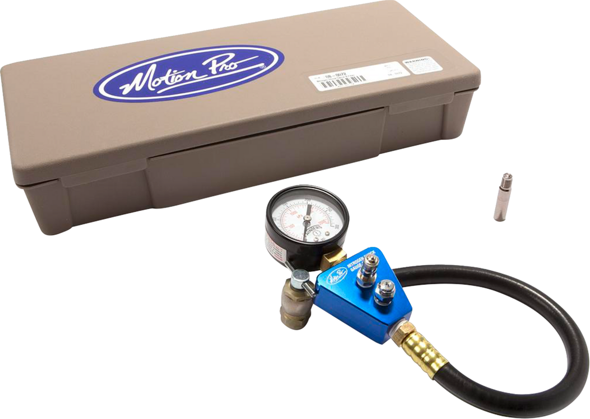 MOTION PRO Nitrogen Shock Gauge & Filler - Gauge with Filler / Nitrogen Shock Gauge P572