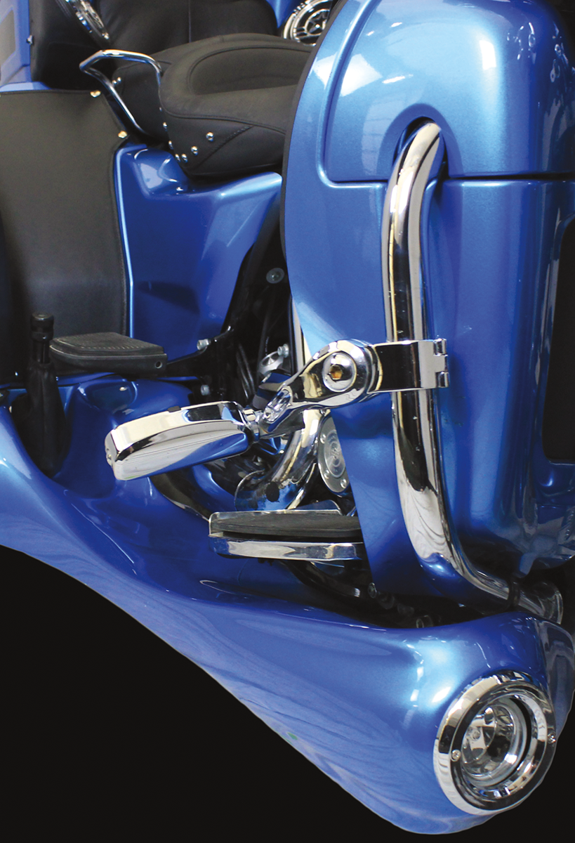 MOTOR TRIKE Chrome Accent Rings for Trax Fog Lights - Accent Rings / Trax Fog Lights / Chrome 2001-0653