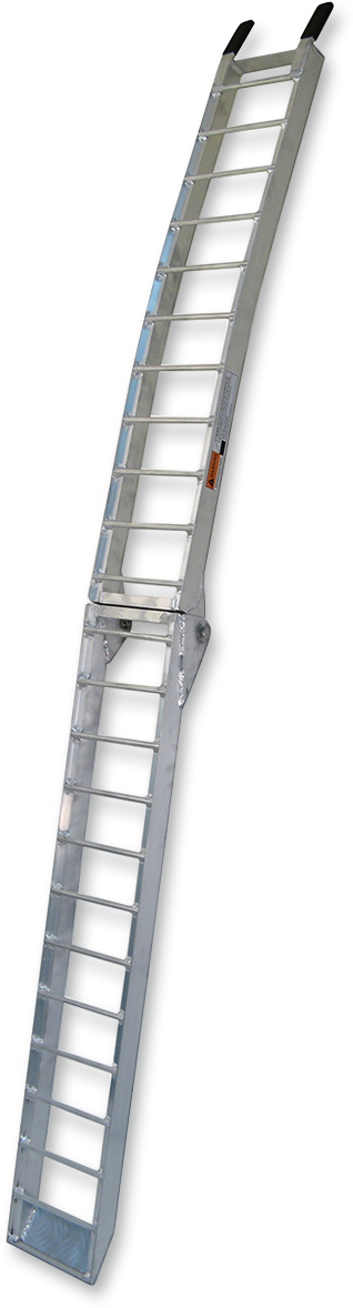 MOTORSPORT PRODUCTS 7’ X 8" Arched Aluminum Folding Ramp - Arched Folding Ramp / 7' x 8" 3910-0064