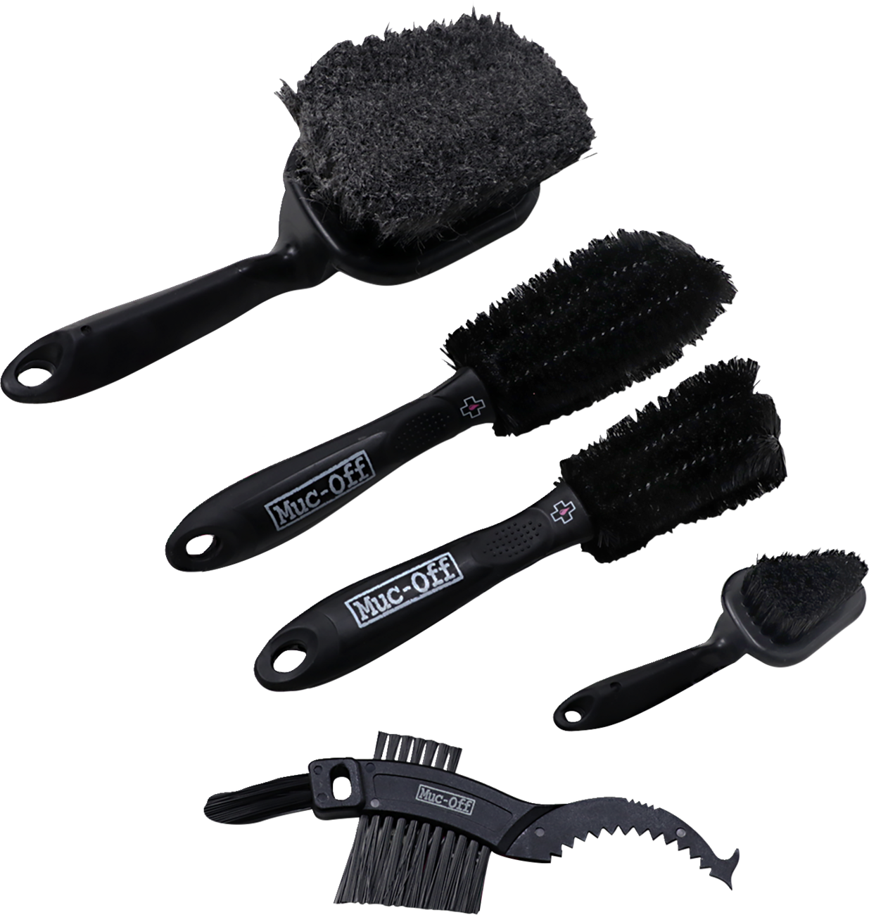 MUC-OFF 5-Piece Brush Set - Premium Brush Kit / 5-Brush Set 3850-0321