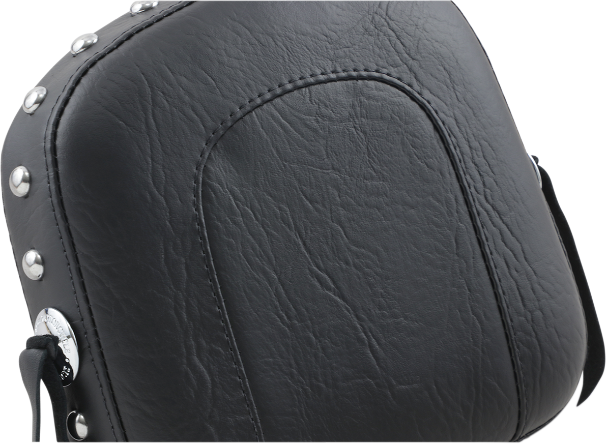 MUSTANG Bracket-Style Sissy Bar Pad - Studded Sissy Bar Pad / Concho / 9.5" DS-265511