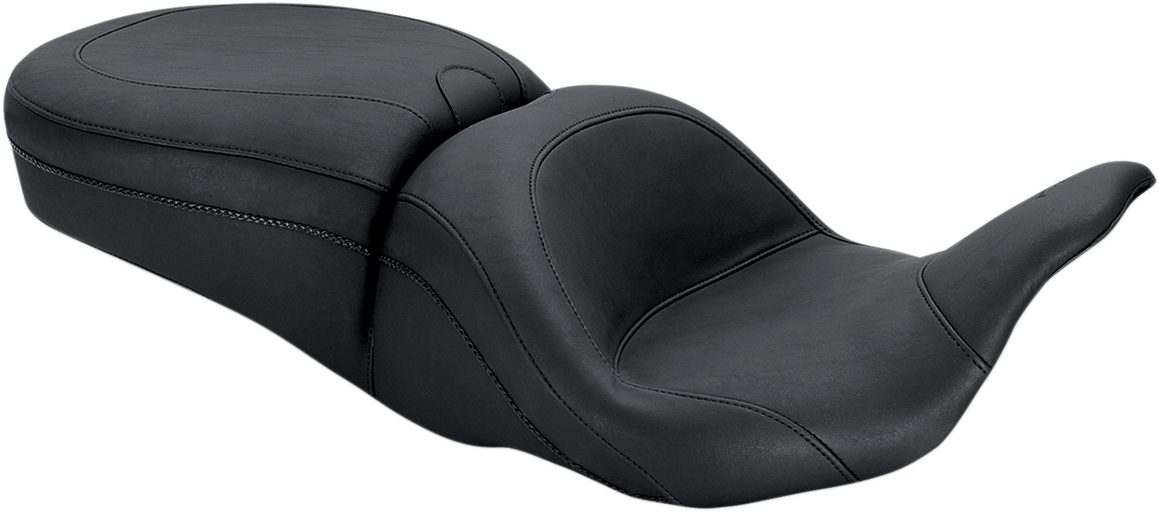 MUSTANG Lowdown™ 2-Up Seat - Lowdown Seat / Plain / FLH/FLT '08-'25 0802-0886