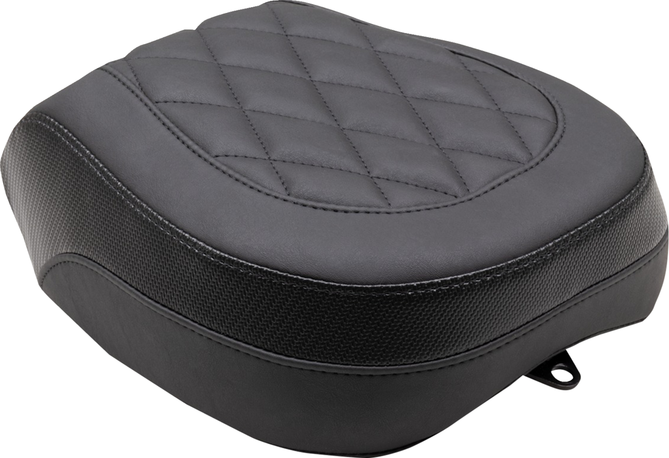 MUSTANG Recessed Passenger Seat - Black / Diamond Stitch / Chief '22-'23 0810-2386