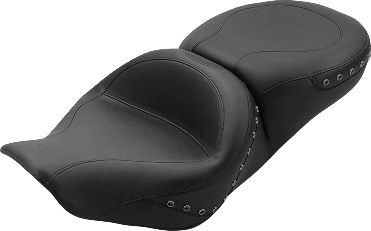 MUSTANG Wide Studded 2-Up Touring Seat - Wide Touring Seat / Studded / FLHR DS-905555