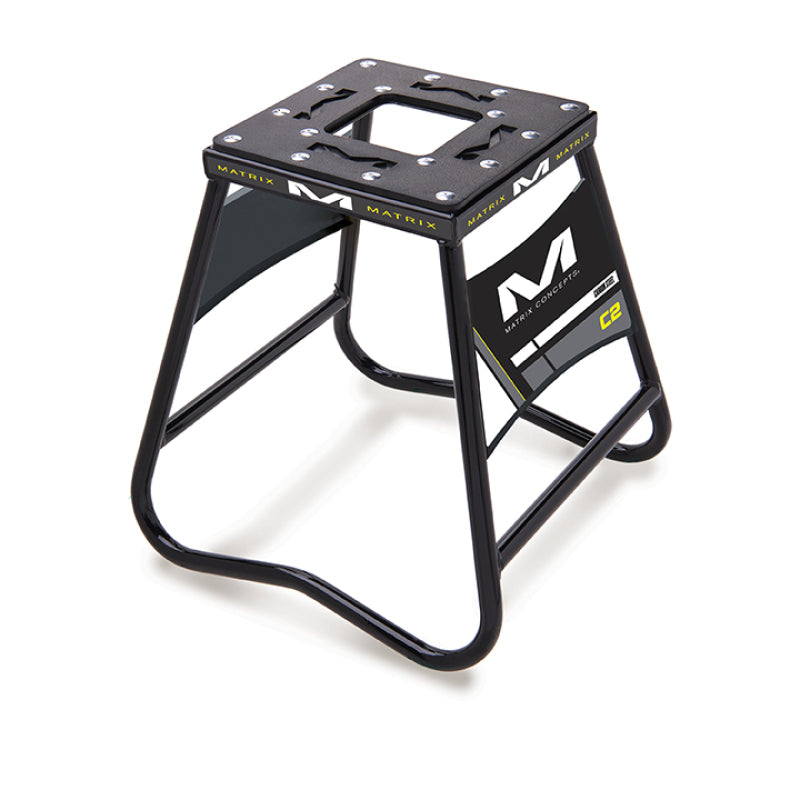 Matrix Concepts C2 Steel Stand with Nameplate - Black - C2-101