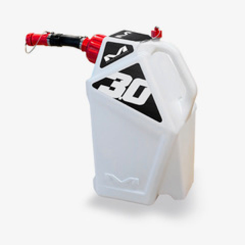 Matrix Concepts M3 0.3 Gallon Utility Can White-Black - M3-201