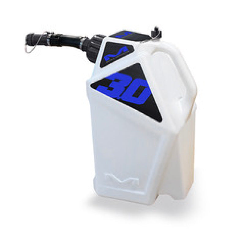 Matrix Concepts M3 0.3 Gallon Utility Can White-Blue - M3-203