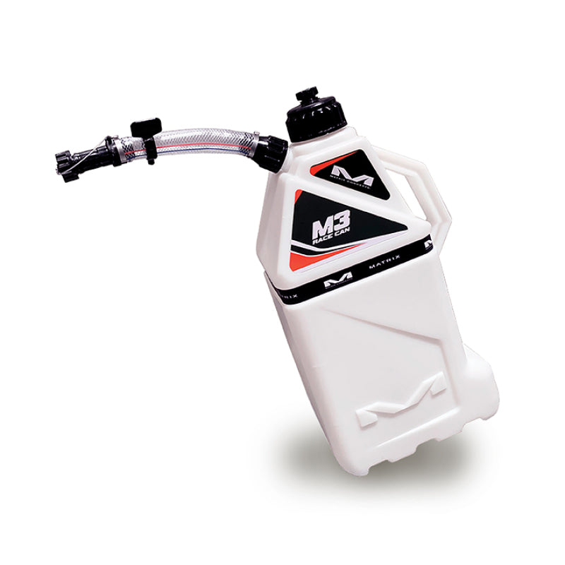 Matrix Concepts M4 0.4 Gallon Utility Can White-Black - M4-201