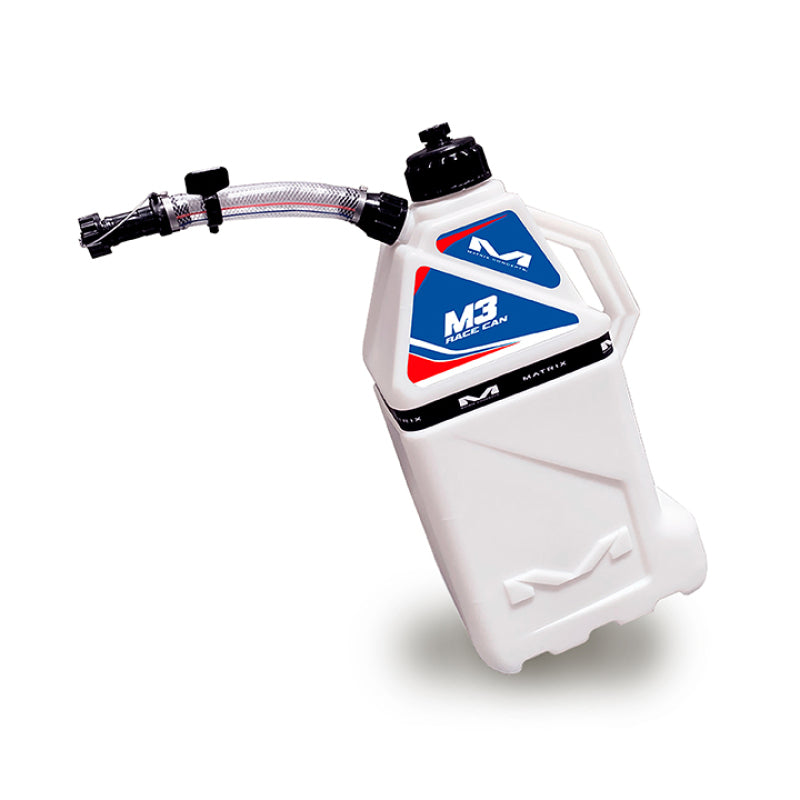 Matrix Concepts M4 0.4 Gallon Utility Can White-Blue - M4-203