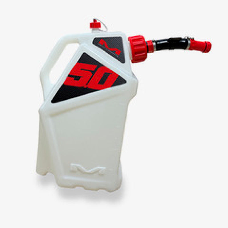 Matrix Concepts M5 0.5 Gallon Utility Can White-Red - M5-102