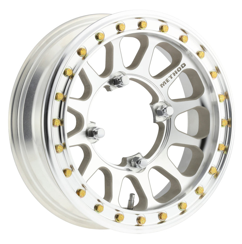 Method Wheels Method MR401-R UTV Beadlock 15x5 / 2.5+2.5/0mm Offset / 4x156 / 127mm CB Machined - Raw Wheel - MR40155046300B2