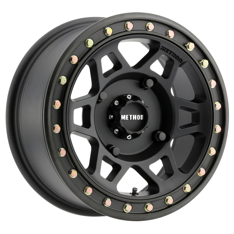 Method Wheels Method MR405 UTV Beadlock 15x7 / 5+2/38mm Offset / 4x156 / 132mm CB Matte Black Wheel - MR40557046552B
