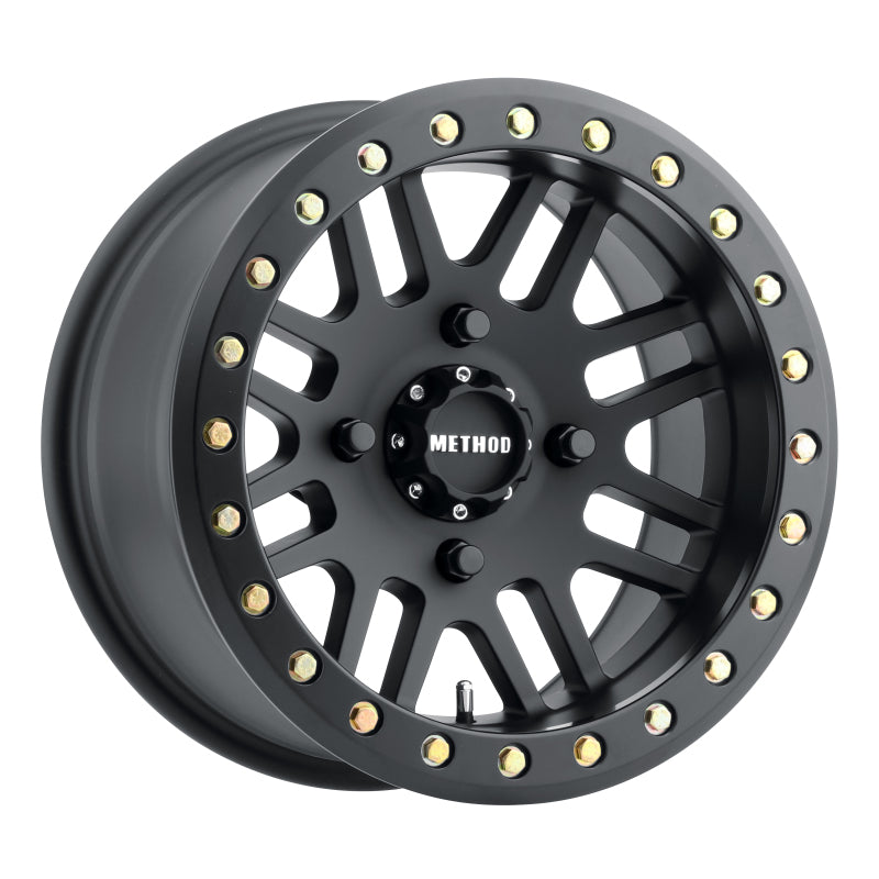 Method Wheels Method MR406 UTV Beadlock 15x10 / 5+5/-2mm Offset / 4x156 / 132mm CB Matte Black Wheel - MR40651046555B