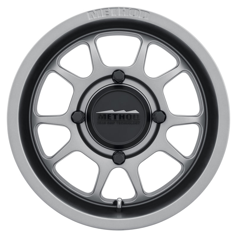 Method Wheels Method MR409 Bead Grip 15x7 / 4+3/13mm Offset / 4x156 / 132mm CB Steel Grey Wheel - MR40957046443