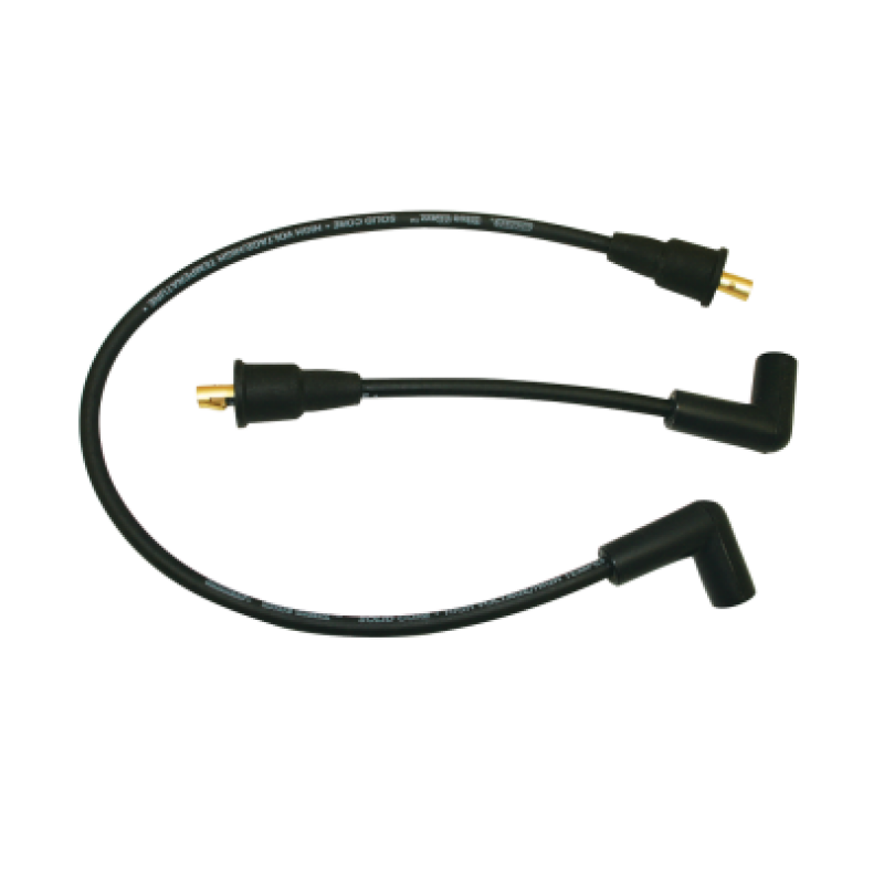 Moroso 1971-1978 Harley-Davidson XL Solid Stainless Core Wire Set - Black - 27290
