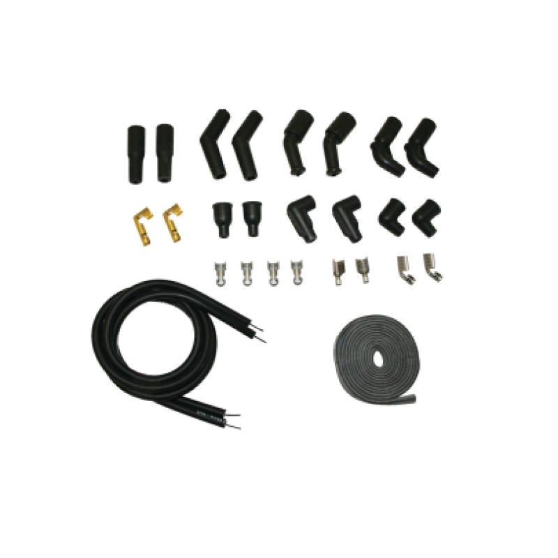 Moroso 1978-2015 Harley-Davidson Universal Kit Sleeved Ultra 40 Wire Set - Black - 28321
