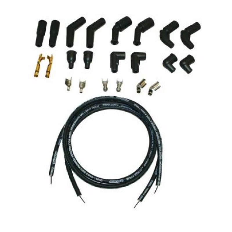 Moroso 1978-2015 Harley-Davidson Universal Spiral Core Wire Set - Black - 27288