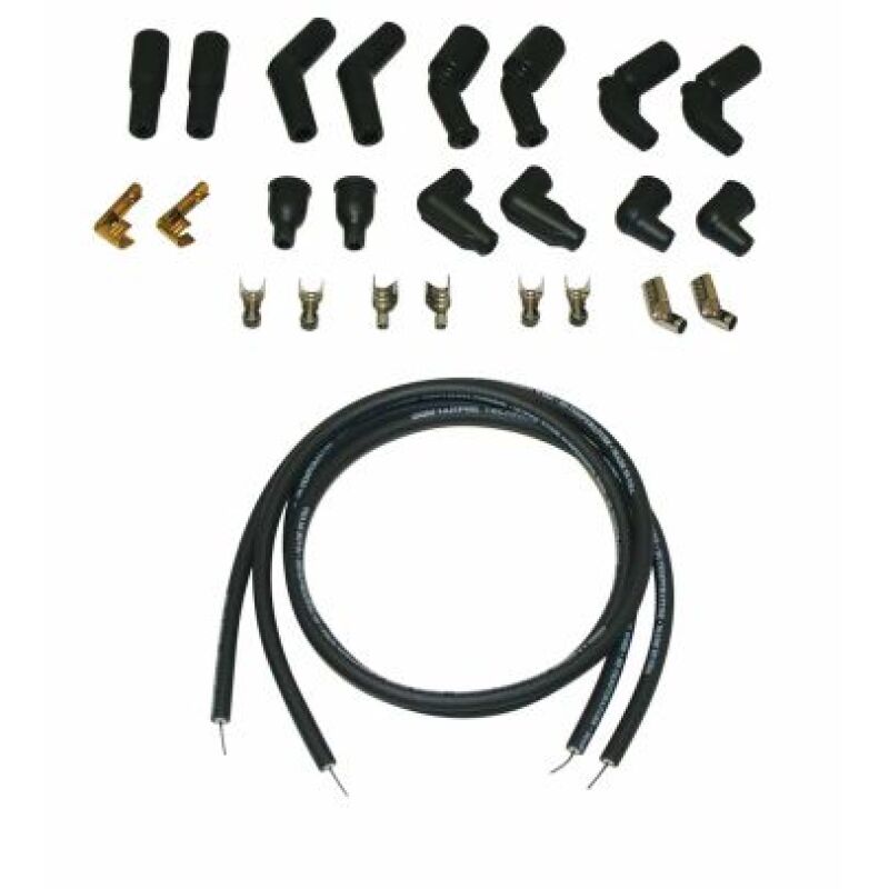 Moroso 1978-2015 Harley-Davidson Universal Suppression Core Wire Set - Black - 27286
