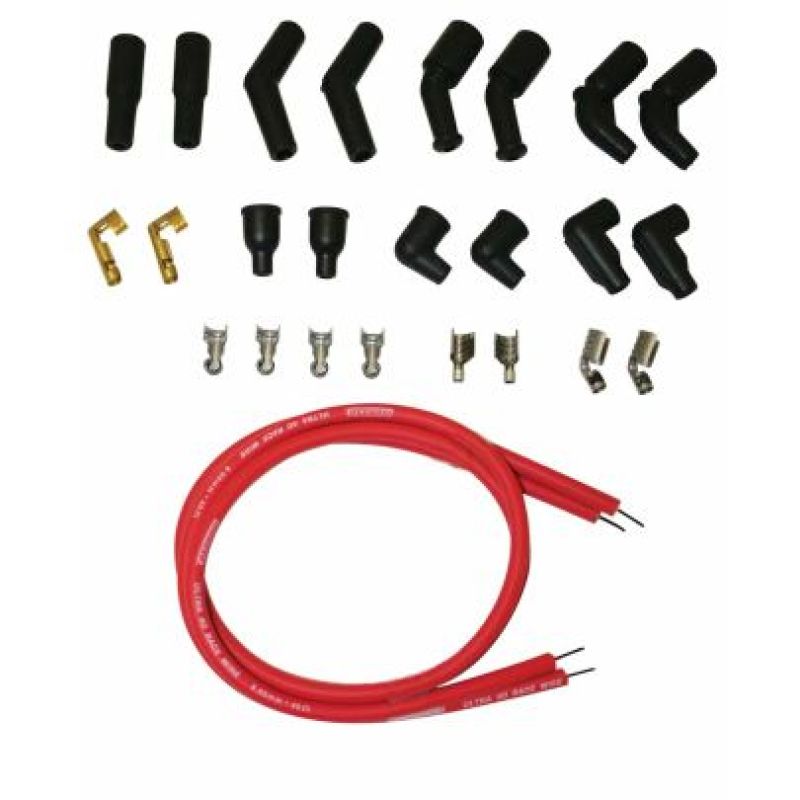 Moroso 1978-2015 Harley-Davidson Universal Ultra 40 Wire Set - Red - 28621