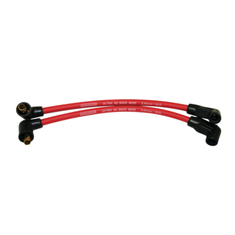 Moroso 1982-1989 Harley-Davidson FXR Ultra 40 Wire Set - Red - 28624
