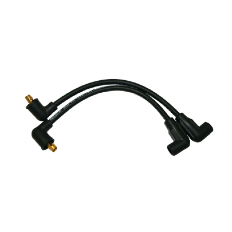 Moroso 1982-1999 Harley-Davidson FXR Spiral Core Wire Set - Black - 27213