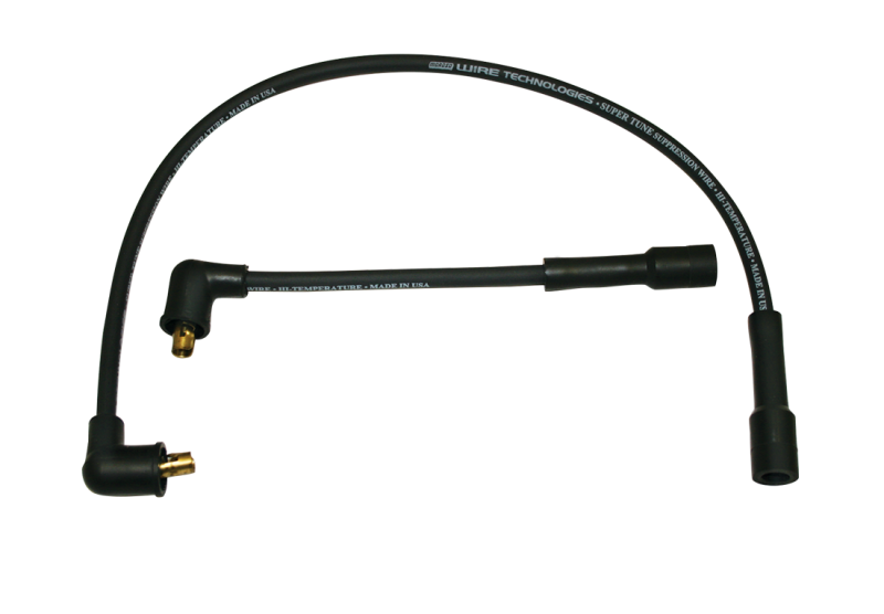 Moroso 1985-1996 Harley-Davidson FLT/FLHT/FLHR/FLTR/FLHS Suppression Core Wire Set - Black - 27161