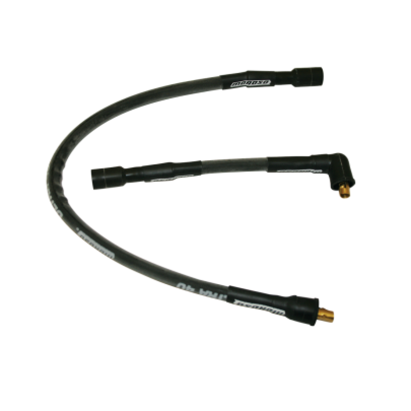 Moroso 1986-2003 Harley-Davidson XL (Except XL 1200S) Sleeved Ultra 40 Wire Set - Black - 28314