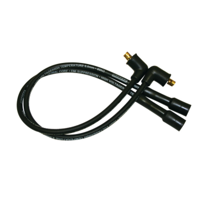 Moroso 1997-1998 Harley-Davidson FLT/FLHT/FLHR/FLTR Spiral Core Wire Set - Black - 27215