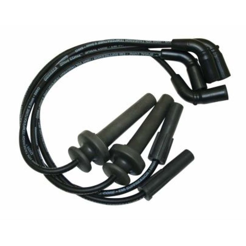 Moroso 1998-2006 Harley-Davidson XL1200S Spiral Core Wire Set - Black - 27218