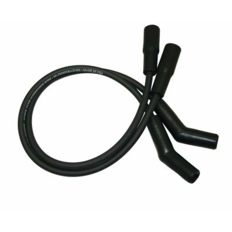 Moroso 1999-2008 Harley-Davidson FLT/FLHT/FLHR/FLTR Suppression Core Wire Set - Black - 27165