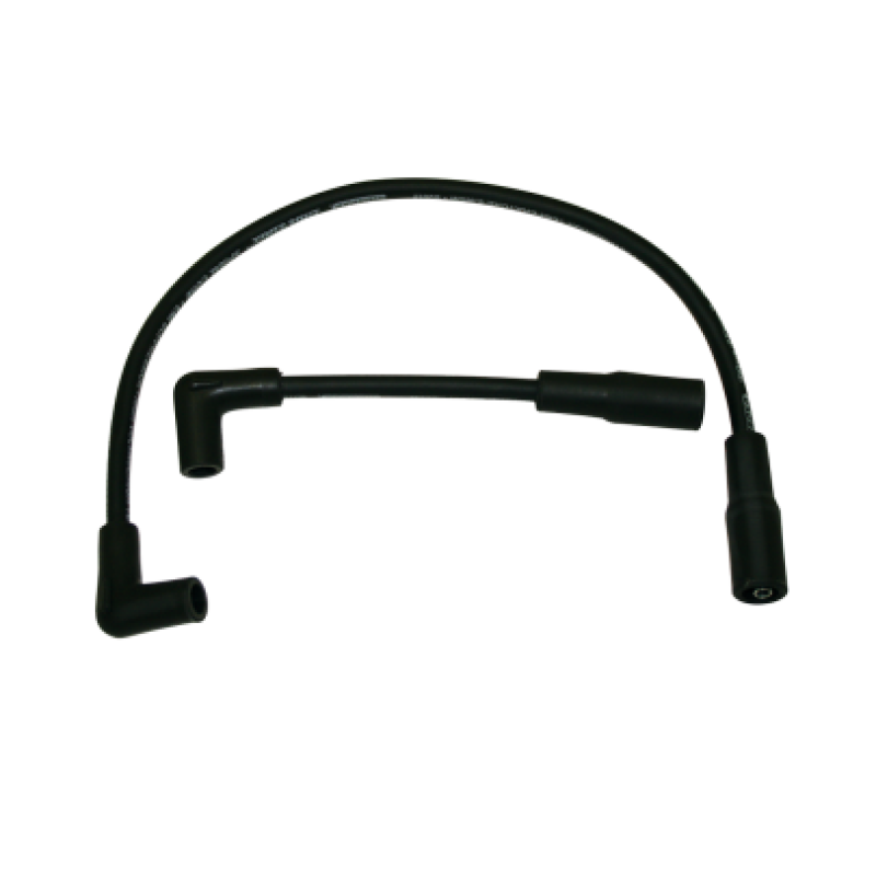 Moroso 1999-2015 Harley-Davidson FXD/FXDWG Spiral Core Wire Set - Black - 27217