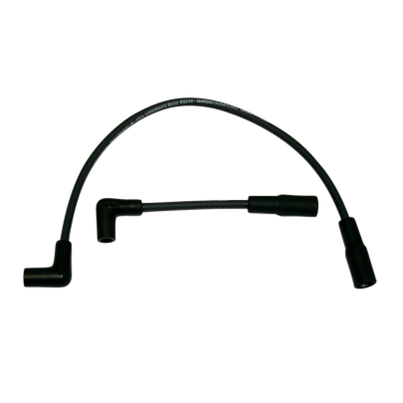 Moroso 1999-2015 Harley-Davidson FXD/FXDWG Suppression Core Wire Set - Black - 27166