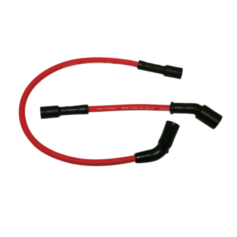 Moroso 2007-2013 Harley-Davidson XL Ultra 40 Wire Set - Red - 28631