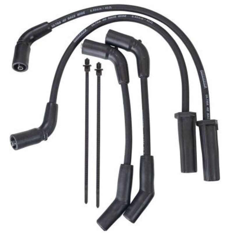 Moroso 2024+ Harley-Davidson M8 Touring Ultra 40 Ignition Wire Set - Black - 73550