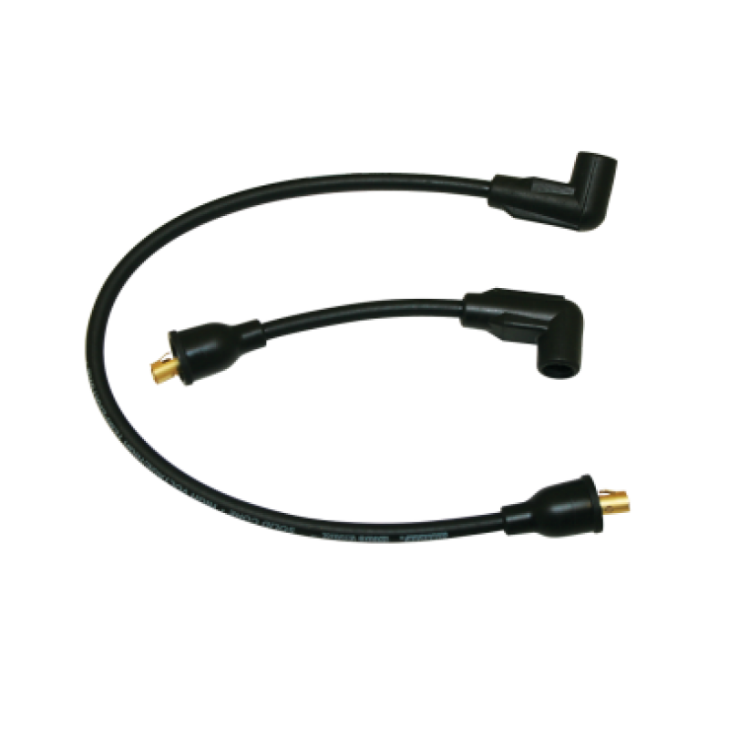 Moroso 2065-1978 Harley-Davidson FL/FX Solid Stainless Core Wire Set - Black - 27289