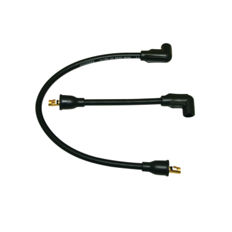 Moroso Harley-Davidson 1980-1984 FL / 1984-1999 FXST/FLST / 1991-1998 FXD Ultra 40 Wire Set - Black - 28322