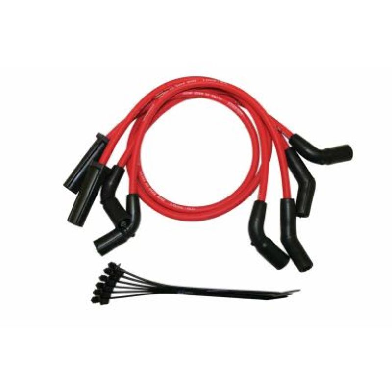 Moroso Harley-Davidson Milwaukee 8.65 Spiral Core Wire Set - Red - 28641