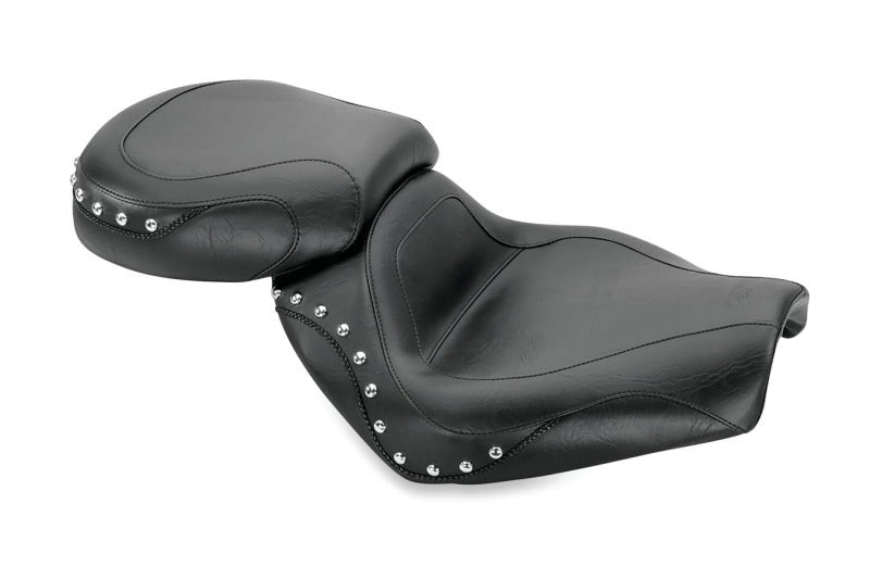 Mustang Motorcycle Mustang 04 Suzuki VZ1600 Marauder, 2004-2005 Boulevard M95 Sport Touring 2PC Seat w/Studs - Black - 75850