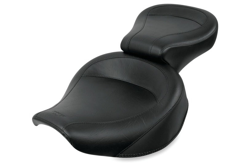 Mustang Motorcycle Mustang 1982-2000 Harley FXR Wide Touring 1PC Seat - Black - 75736