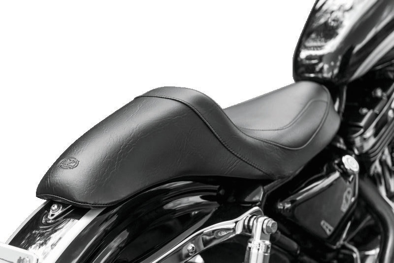 Mustang Motorcycle Mustang 1982-2003 Harley Sportster Fastback 1PC Seat - Black - 75719
