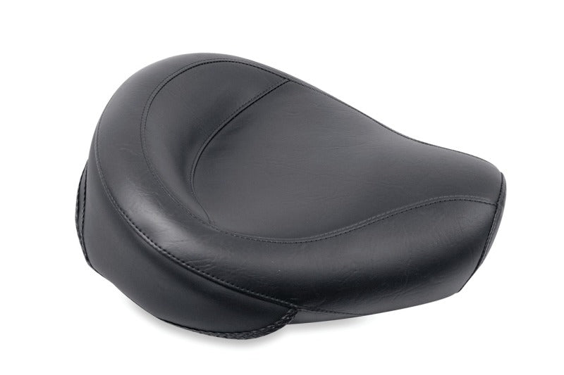 Mustang Motorcycle Mustang 1982-2003 Harley Sportster Wide Touring Solo Seat - Black - 75759