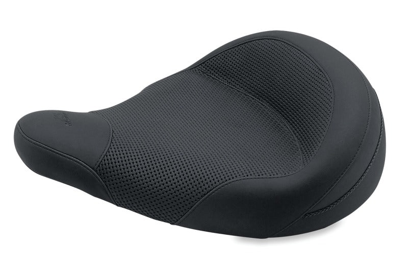 Mustang Motorcycle Mustang 1983-2021 Harley Electra Glide,Rd King Police Std Touring Solo Seat Textured - Black - 76455