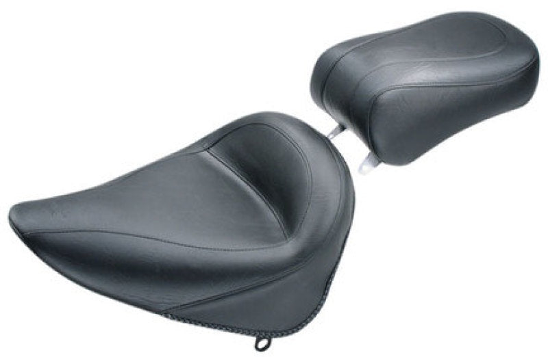 Mustang Motorcycle Mustang 1984-2006 Harley Standard Rear Tire Standard Touring Passenger Seat - Black - 75751