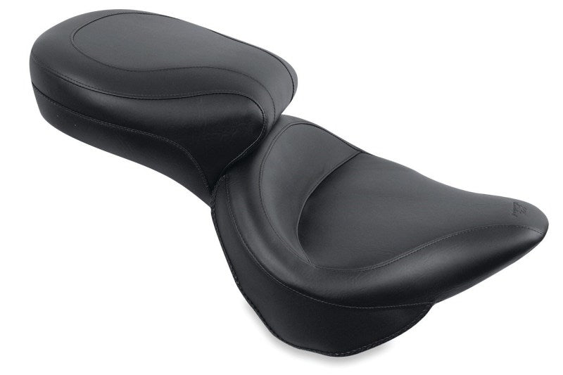 Mustang Motorcycle Mustang 1984-2006 Harley Standard Rear Tire Wide Touring 1PC Seat - Black - 75735