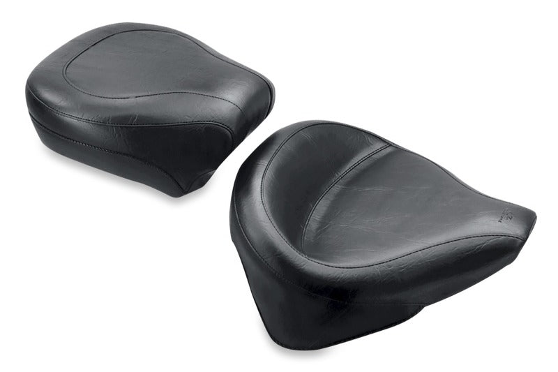 Mustang Motorcycle Mustang 1984-2006 Harley Standard Rear Tire Wide Touring Passenger Seat - Black - 75097